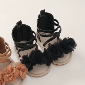 Toddler Shoes Girls Princess Shoes Flowers Cute Newborn Baby Sneakers Summer Season Girls Shoes