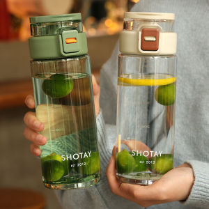 Portable Tritan Plastic Water Cup High Aesthetic Value Resistant to High Temperatures for Sports Cycling Men Summer Tea Brewing