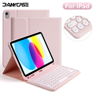 DANYCASE for iPad Keyboard Case For iPad 11th A16 10th 10.9” Air 11 M4 M3 M2 Air 5 Air 4 11“ 9/8/7th Gen Pro 11 13 M5 M4 Air 13 M4 M3 M2 Air 3 Pro 10.5 5/6th Air 1/2 Pro 9.7 Pro 12.9 4/5/6th Tablet Keyboard Cover
