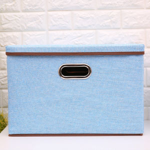 other | Cube non-woven fabric folding storage box toy fabric storage box with lid home bedroom wardrobe office storage box