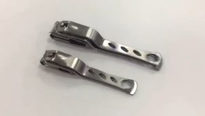 Gunting Potong Kuku Kaki Tangan Miring Stainless Steel Nail Trimmer Manicure Pedicure Rotateable SH LC08