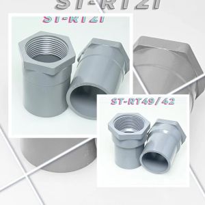 NaShop - 10 Nối răng trong 34 PVC STRT34 STRT34/21 STRT21/34 STRT34/27 STRT27/34 thiết bị nhựa Siêu Thành phụ kiện ráp nối ống nước (TBN STRT RTST RT-ST RT-ST)