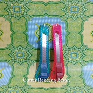 Cutter Renceng 12 pcs TM Besar Perlusin