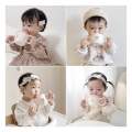 Cốc tay cầm hút và ăn snack Dottodot cho bé Made in Korea (straw & snack Twin cup). 
