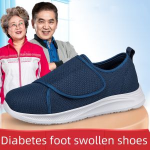 Loose Breathable Walking Shoes For Men and Women with swollen feet Big foot bone diabetes Shoes Hallux valgus widened Elderly walking shoes