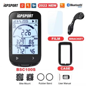 【มาถึงใน 3 วัน】IGPSPORT BSC100S จักรยานคอมพิวเตอร์ Speedometer เซ็นเซอร์ขี่กลางแจ้ง Speedometer สำหรับ MTB Road Bike อุปกรณ์เสริม ANT + GPS Candence สำหรับ Strava