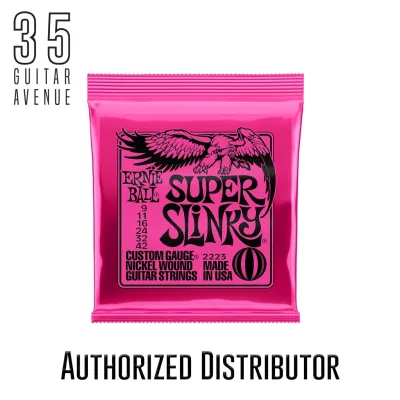 SUPER SLINKY NICKEL WOUND ELECTRIC GUITAR STRINGS 9-42 GAUGE