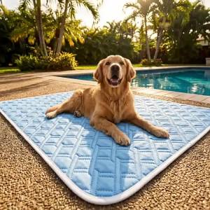1PC Summer A Pet Cooling Pad Ceiling Washable And Anti Slip Bottom Large Dog Cooling Bed And Cat Ice Pad Cooling Pad For Pets