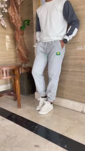 Celana Pria Peregangan Celana Panjang Manset Elastis Cepat Kering Celana Olahraga K2355M