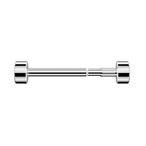 No-Drill Adjustable Rod Curtain Rod Clothesline Balcony Wardrobe Door Curtain Pole Straight Bar Shape Bath Curtain Rod