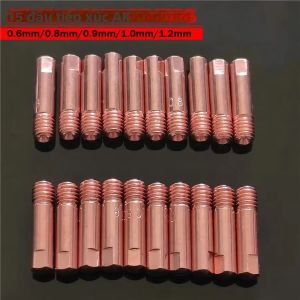 10 Chiếc Mỏ Hàn Vòi Phun Bộ 0.8/1.0/1.2 Mm MB-15AK MIG/MAG M6 Đầu Giá Đỡ Vòi Phun Gas Phụ Kiện Hàn Cho Dụng Cụ Hàn