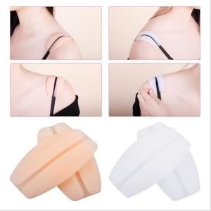 1Pair Silicone Shoulder Pad Soft Bra Strap Holder Decompression Cushions Non Slip Shoulder Strap Pads Holder Bra Relief Pain for Woean