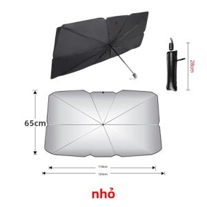 Ô Che Nắng Ô Tô Mùa Hè Tấm Che Nắng Tự Động Bảo Vệ Kính Chắn Gió Phụ Kiện Nội Thất Vải Bạt Màng Nhôm