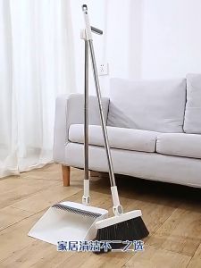 2 In 1 Fordable Sweeper Broom Magic Broom Floor Cleaning Brush Broom Set Home Kitchen Cleaning Broom