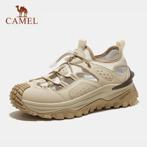 Cameljeans Mens Hollow Breathable Thick-soled Sandals Summer New Outdoor Sports Shoes
