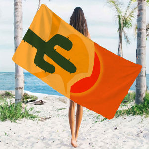 Desert Cactus Beach Towels Ultra Lightweight Quick Drying Super Absorbent Summer Essential Fast-Drying Towel for Beach