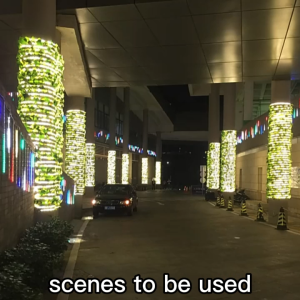 2835 Double Row Led 220V1 Cung cấp điện miễn phí Dây dẫn không thấm nước trong nhà Trang trí cây Giáng sinh ngoài trời