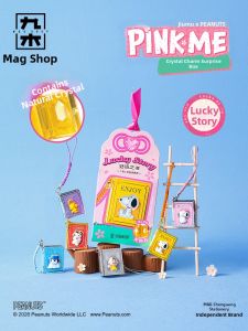 M&G SHOP | Sakura Season Snoopy Crystal Charm Keychain Gift for Girlfriend
