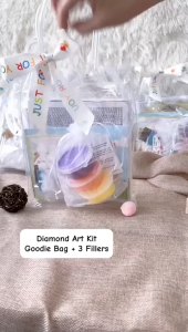 [SG INSTOCK] Pre-packed Children Goodie Bags For PreSchool Birthday Party Celebration Kids Party Favors - Diamond Art Kit