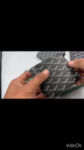 กระเป๋าสตางค์ผู้ชาย Goyard หนังแท้ ดีไซน์คลาสสิก พร้อมส่ง