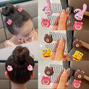 ZEO Childrens Hair Comb Headband For Kids girl Cartoon Ponytail Clip Children Buckle Fixing Hairpin