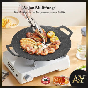 Wajan Anti Lengkt Grill Pan BBQ Korea 34 CM