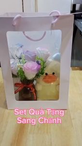 Lọ Hoa Kim Tuyến Galaxy & Phụ Kiện Cắm sẵn Hiện Đại - Trang Trí Bàn Học Bàn Làm Việc - Quà Tặng