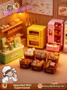 Miniature Supermarket DIY Set Toy