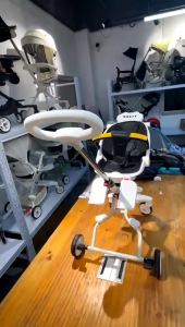 MythBaby 2 Ways Foldable Stroller For Baby Can Sit And Lie With Seat Belt 0-5 Years