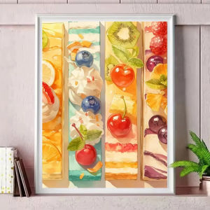 BILIBILI | 500/1000/1200/2000PCS Jigsaw Puzzle Beautiful Fruit Cake Scene For Adults Perfect For Quiet Evening Activity