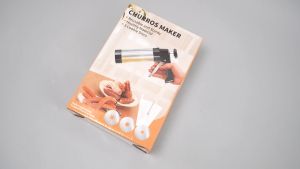 Máy Làm Bánh Churro Chuyên Nghiệp Bằng Thép Không Gỉ Với 3 Đầu Phun Dùng Trong Gia Đình Thiết Kế Rỗng Tạo Hình Bánh Churro Dụng Cụ Làm Bánh Ngọt.