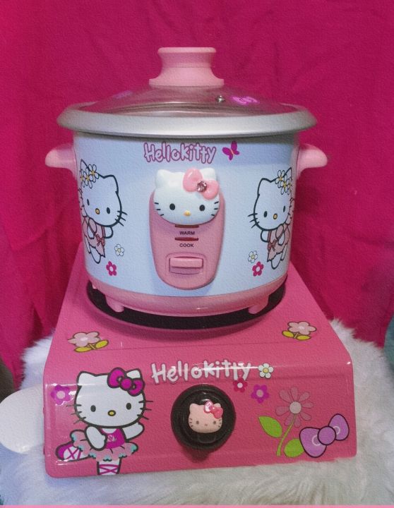 hello kitty rice cooker and single burner stove SET Lazada PH