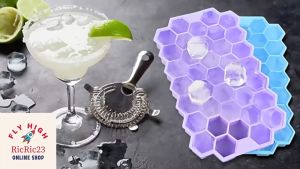 37 GRID HONEYCOMB ICE GRID CETAKAN ES DENGAN PENUTUP 37 LUBANG BENTUK SARANG MADU KARET SILIKON CETAK ES BATU BUAH COKLAT PUDING JELLY JELY