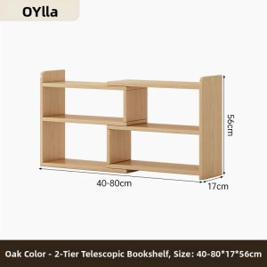 OYIla | Extendable Wall-leaning Book Storage Shelf