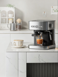 Compact Espresso Coffee and Milk Machine