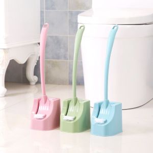 First Chioce แปรงขัดห้องน้ำ หัวแปรง 2 ด้าน มีทั้งหมด 3 สี แปรงขัดห้องน้ำ แปรงขัดทำความสะอาดห้องน้ำ Toilet Brush