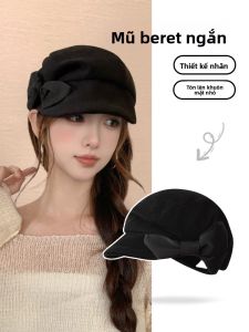 BILLI ZILLY | Mũ lưỡi trai xếp ly phong cách Nhật Bản cổ điển cho nữ mùa hè đi chơi chống nắng che nắng mũ bé hóa trang mũ đi bộ