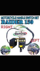 MOTORCYCLE HANDLE SWITCH FOR Suzuki Raider 150 /R-150/Raider J 1 SET LEFT AND RIGHT domino