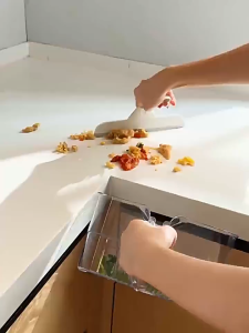 ถังขยะแบบแขวน ถังขยะแขวนในครัว ถังขยะอเนกป ไม่ต้องเจาะ ทิ้งขยะในครัวตามใจชอบเพื่อให้มันสะอาด