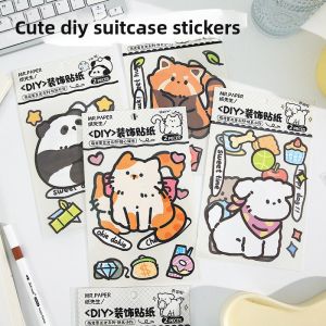Gimue | Glowing Pet Design Large Size Waterproof Stickers