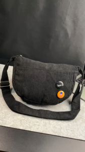 Tas Selempang Wanita Tapaxco Videl 2IN1 Tas Wanita Korea Style Local Brand Korduroi 2 Pin Random