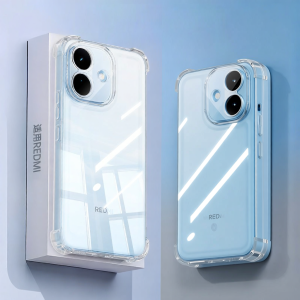 imobile | Suitable for Redmi Note17Pro mobile phone case RedmiNote17 protective cover transparent ultra-thin 15Pro+ new 14 Xiaomi Redmi silicone 13 all-inclusive anti-fall pro ten and simple case
