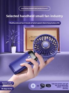 MONLEYTA | Portable Handheld Mini Fan Quiet USB Powered Foldable Design Perfect for Office Outdoor Use Student Dormitory Cooling Neck Fan
