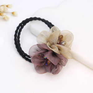 Korean Style Silk Fabric Hair Ties Womens Hair Accessories Bun Headbands Elastic Hair Bands Fresh out New Summer Fashion