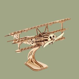 3D Wooden Jigsaw Airship Model Kit For Adult Model Building Kit Brain Sharp Turn For Adult Building Handmade Craft Machinery