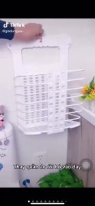 Giỏ đựng đồ treo tường gấp gọn thông minh tiện lợi