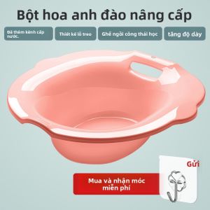 CHUSHE | Chậu Rửa Mông Dành Cho Bà Bầu và Người Bệnh Trĩ Dễ Sử Dụng Gắn Trên Toilet