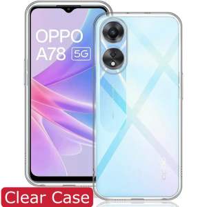 Clear Soft Silicone Phone Case For Oppo A5 A5X A5i A6 A6X A3 A3X A58 A78 A98 A17 A17K A18 A31 A36 A38 A16 A16K A52 A53 A54 A55 A57 A92 A72 A74 A76 A77s A94 A95 Reno 15 14 13 12 11 F 5 6 7 Z 8 T 10 Pro + 5G Transparent TPU Cover Shockproof Case