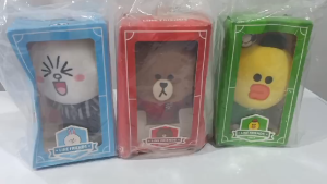 McDonalds Line Friends Plush Toys Set of 3