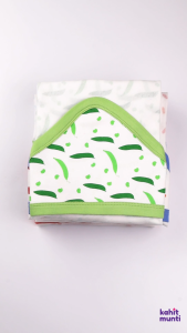 Kahit Munti Hooded Baby Receiving Blanket – Ang Halaman Doon (Boy) | Ultra Soft Cotton Swaddle for Newborn | Cozy Infant Blanket